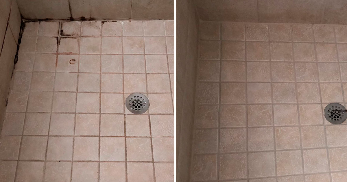 Tile and Grout Cleaners: Professionals in Hard Surface Restoration Revamp a  Dingy Shower in Wellesley