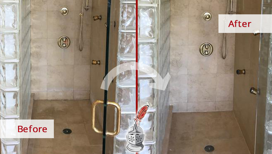 How to Clean Hard Water Residue From a Stone Shower - House Cleaning &  Office Cleaning Services in Toms River, NJ