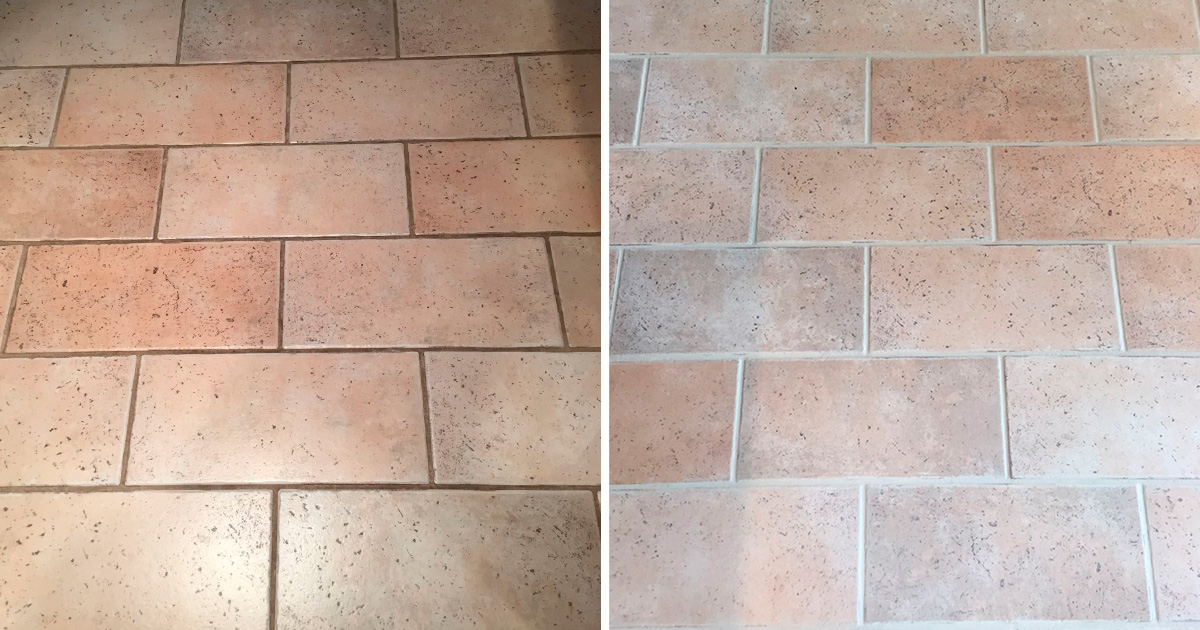 These Floors in Park Ridge Receive a Full Restoration From Our Grout  Cleaning Experts