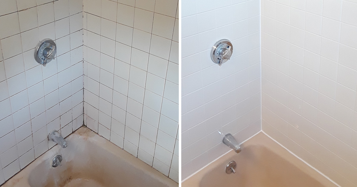 This Shower Said Goodbye to Grimy Grout Lines and Dirty Tiles After the Job  Performed by Our Tile and Grout Cleaners in Wilton CT